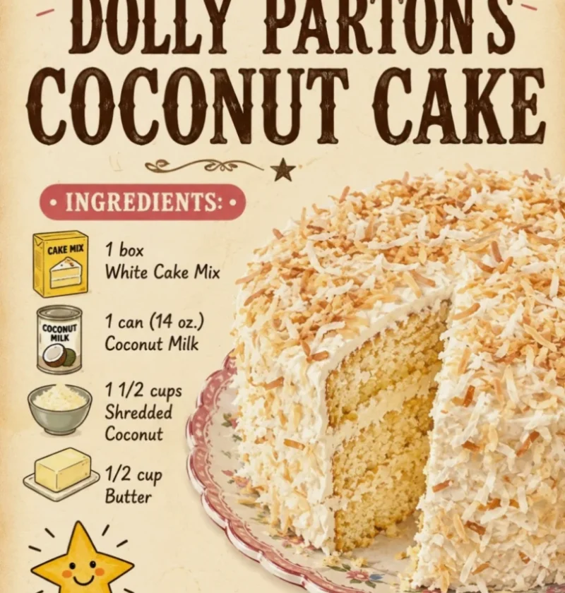 DOLLY PARTON COCONUT CAKE
