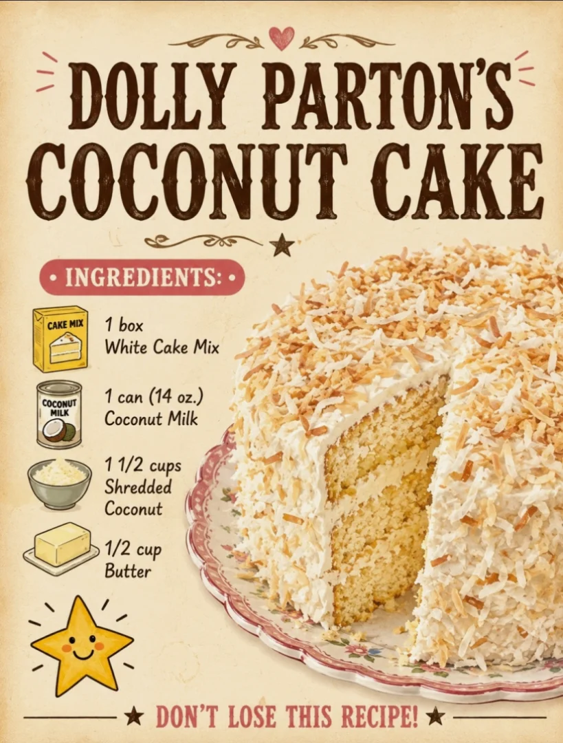 Dolly Parton Coconut Cake