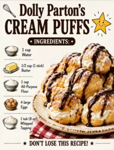 Dolly Parton’s CREAM PUFFS