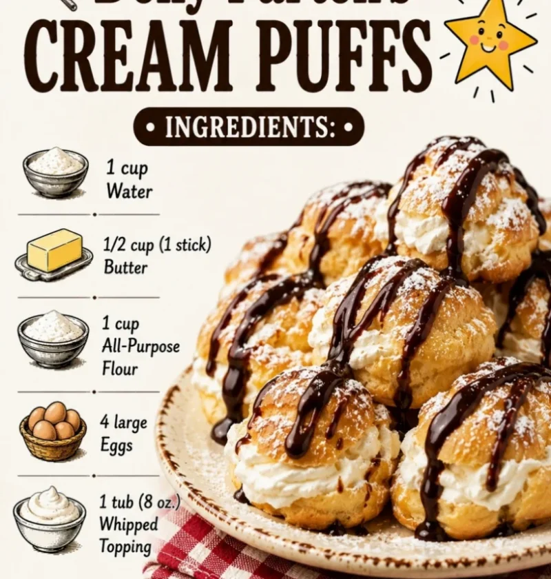 Dolly Parton cream puffs