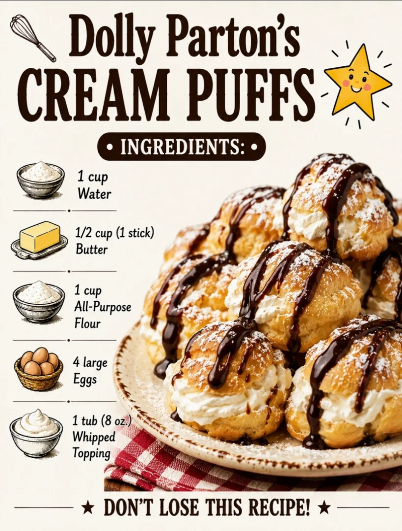 Dolly Parton's Cream Puffs