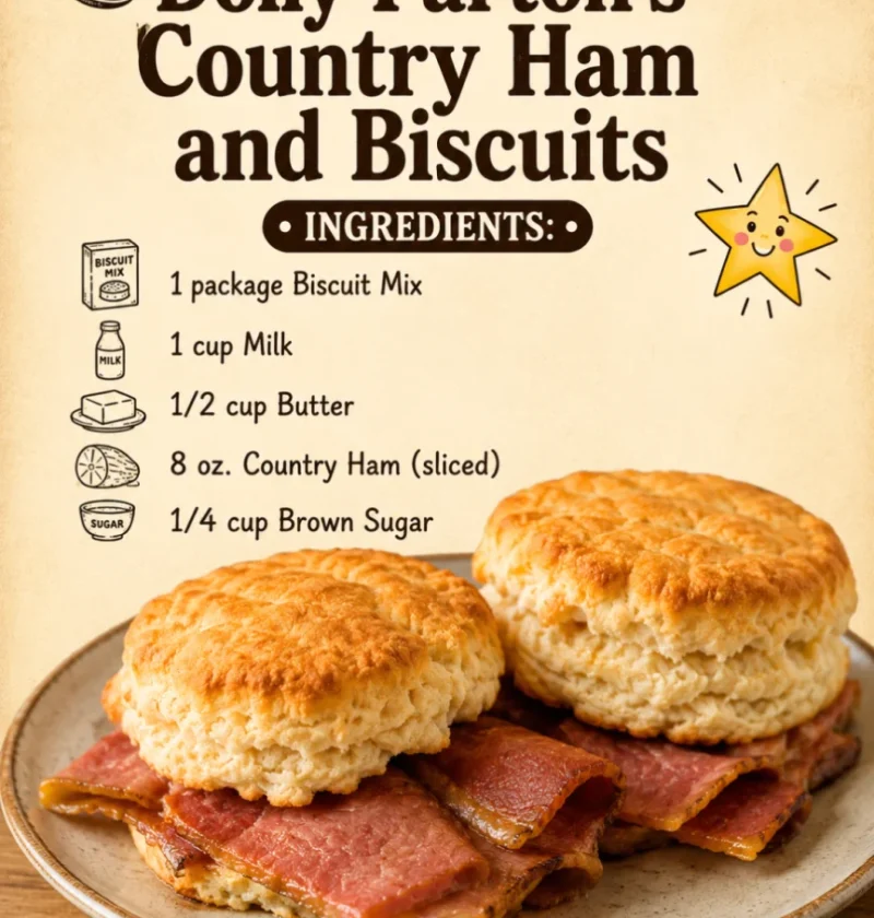 Dolly Parton’s Country Ham and Biscuits