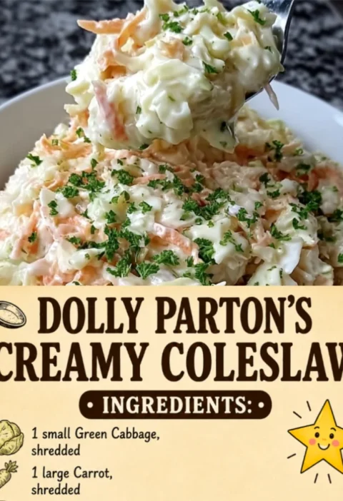 DOLLY PARTON'S CREAMY COLESLAW