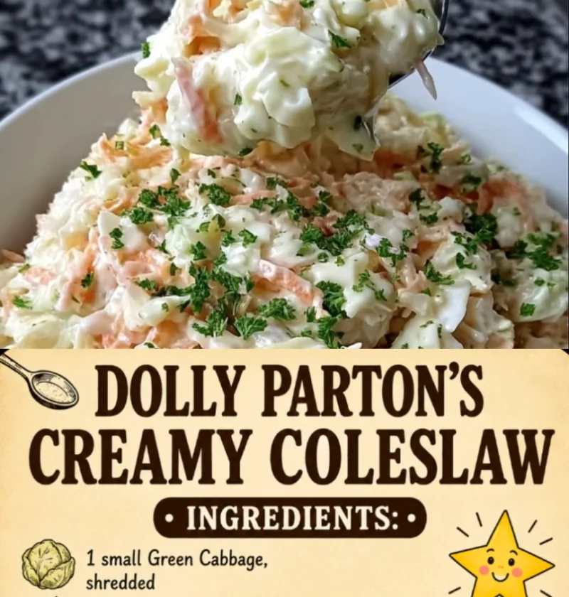 DOLLY PARTON'S CREAMY COLESLAW