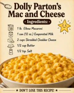 Dolly Parton’s Mac and Cheese