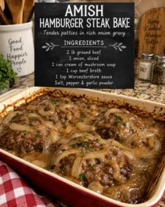 Amish Hamburger Steak Bake