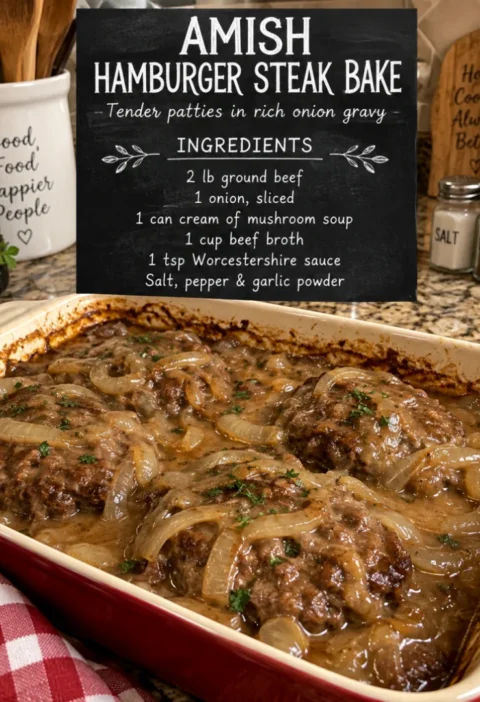 Amish Hamburger Steak Bake