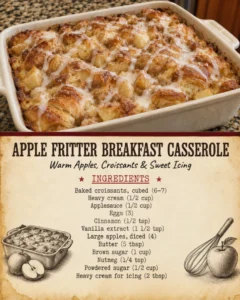Apple Fritter Breakfast Casserole