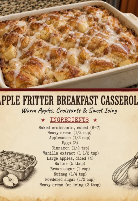 Apple Fritter Breakfast Casserole