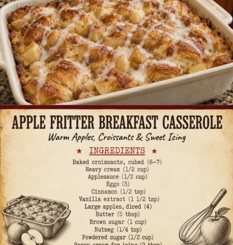 Apple Fritter Breakfast Casserole
