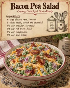 Bacon Pea Salad