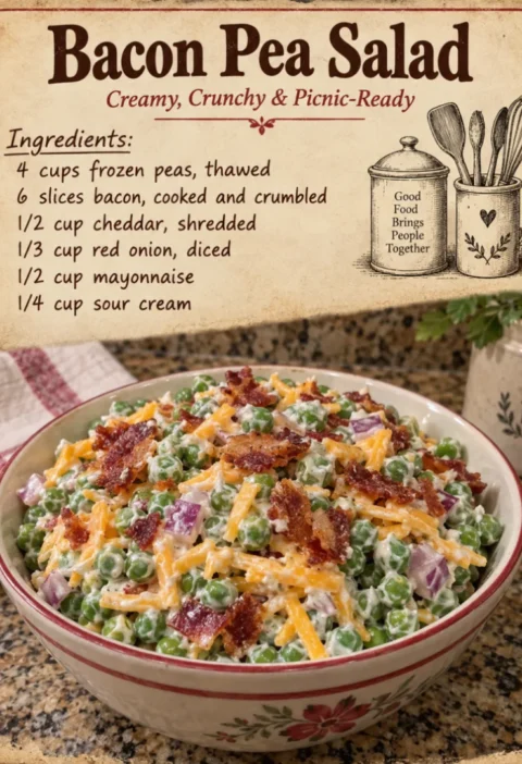 Bacon Pea Salad