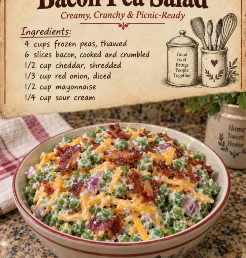 Bacon Pea Salad