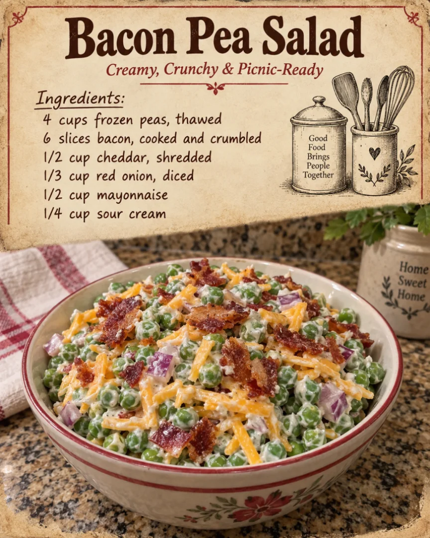 Bacon Pea Salad