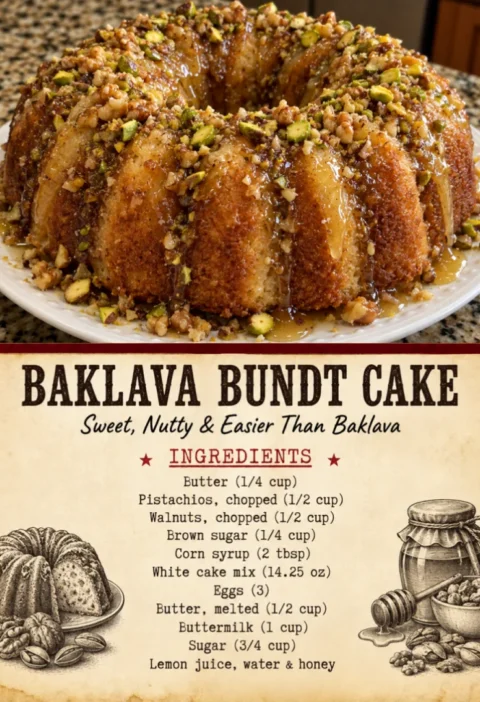 Baklava Bundt Cake