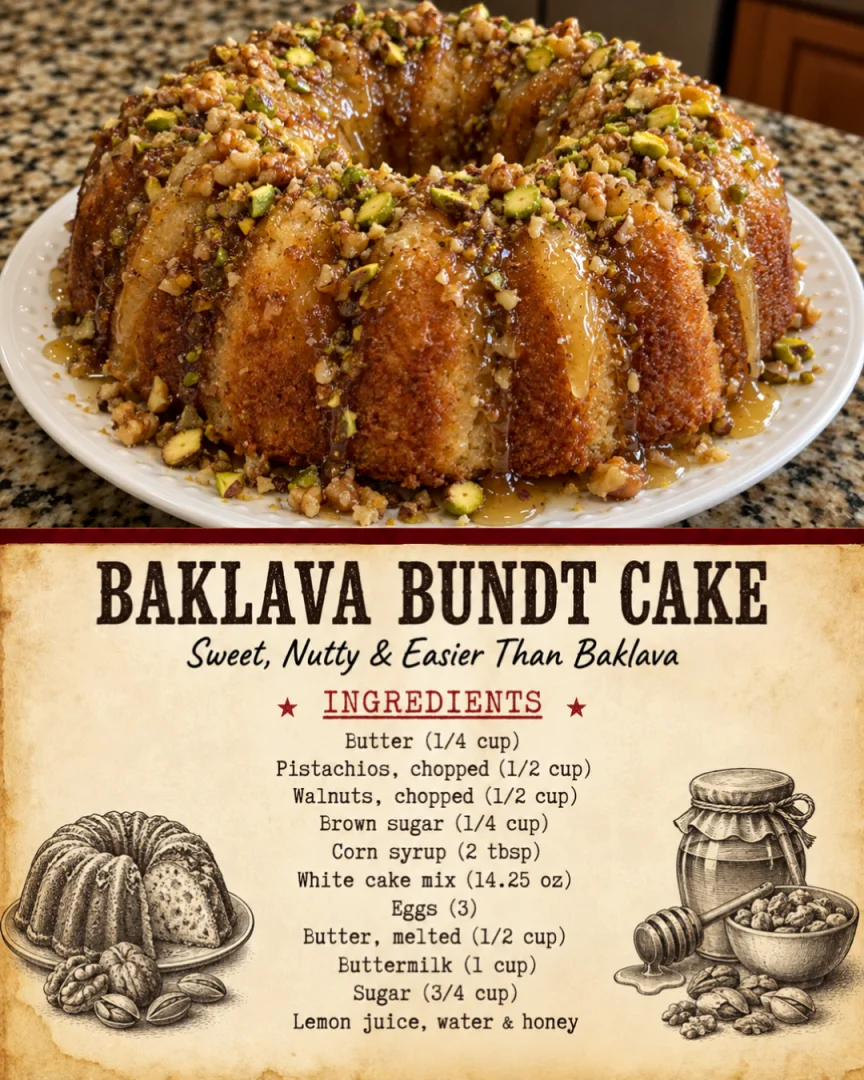 Baklava Bundt Cake