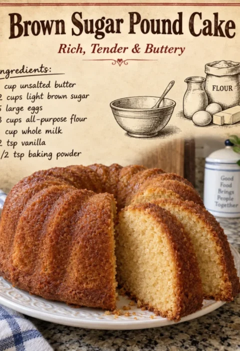 Brown Sugar Pound Cake