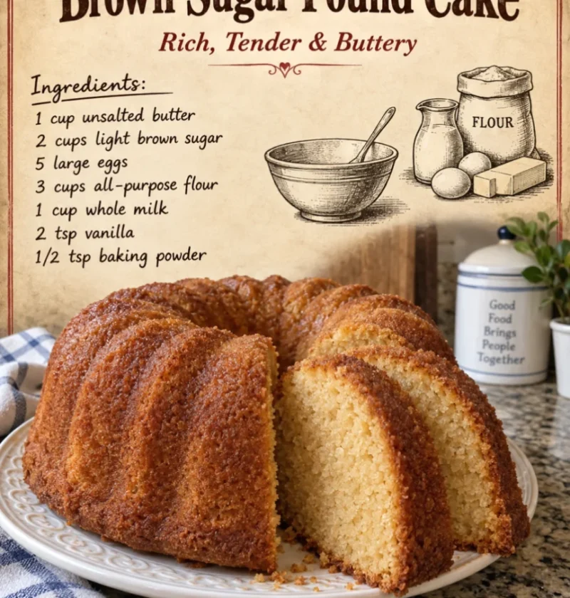 Brown Sugar Pound Cake