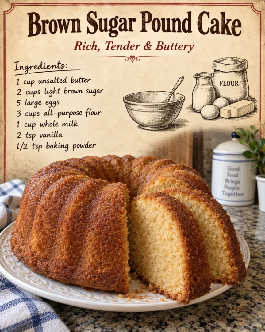 Brown Sugar Pound Cake
