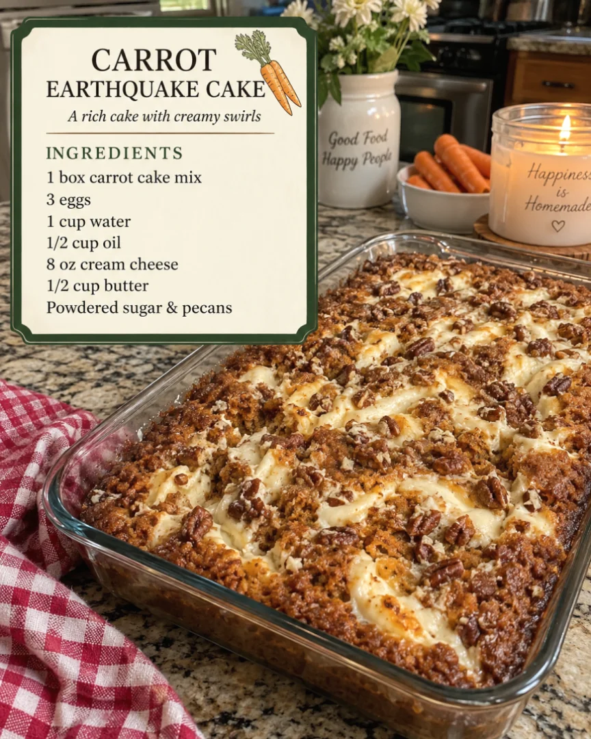 Carrot Earthquake Cake