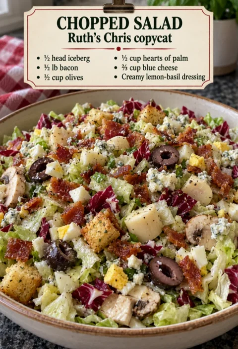 Copycat Ruth’s Chris Chopped Salad