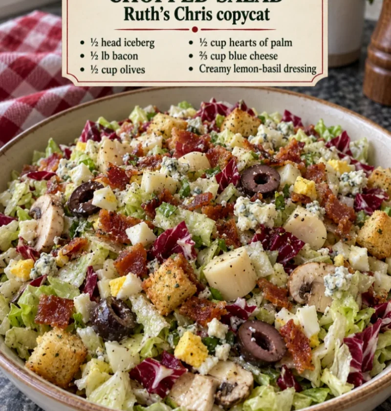 Copycat Ruth’s Chris Chopped Salad