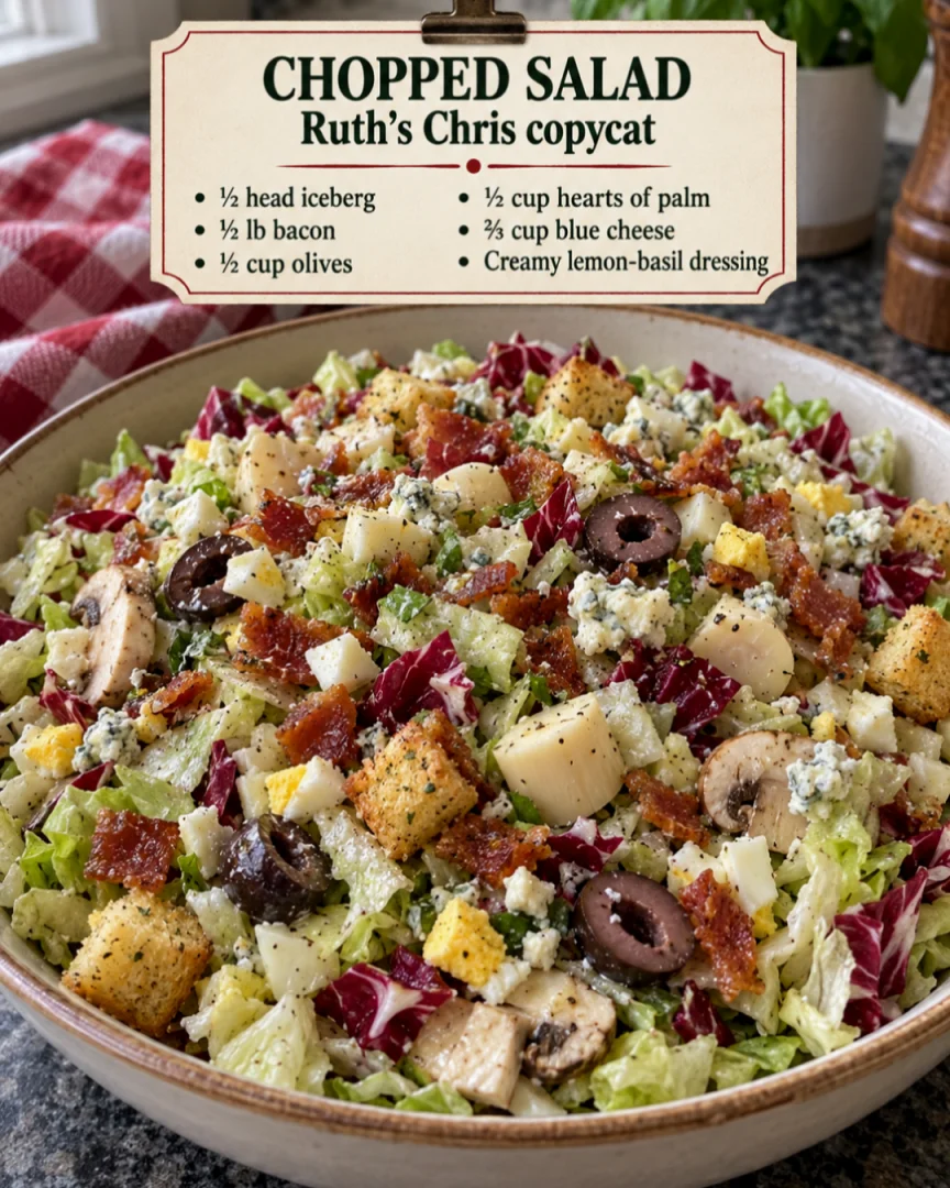 Copycat Ruth’s Chris Chopped Salad