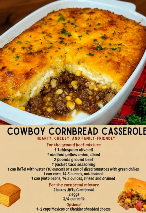 cowboy cornbread casserole