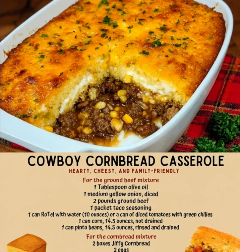 cowboy cornbread casserole