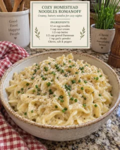 Cozy Homestead Noodles Romanoff
