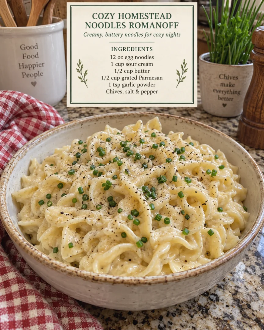 Cozy Homestead Noodles Romanoff