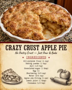 Crazy Crust Apple Pie