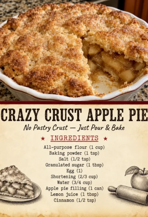 Crazy Crust Apple Pie