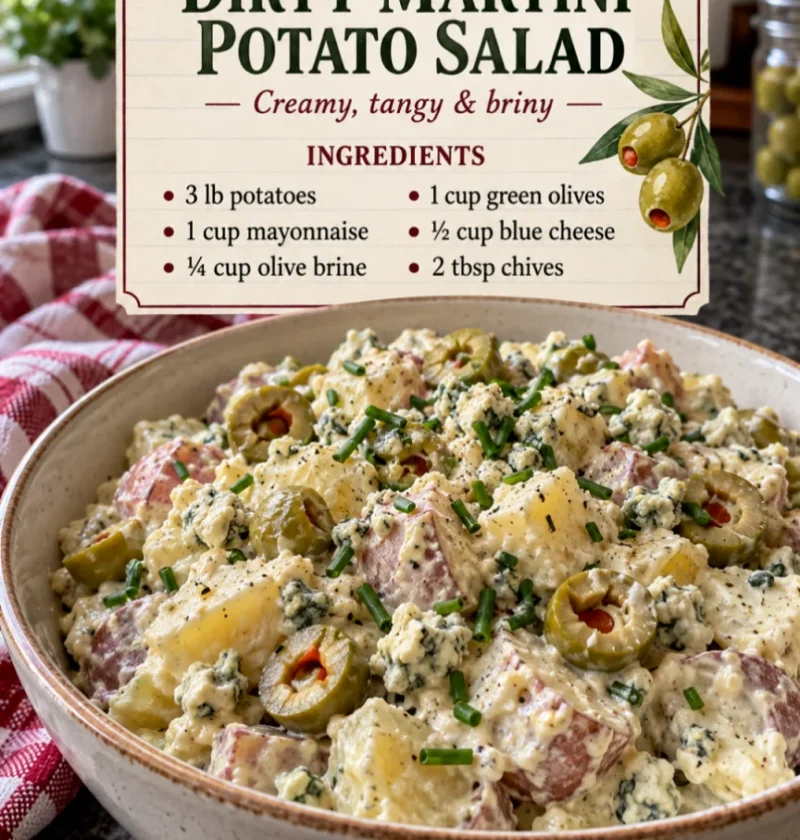 Dirty Martini Potato Salad