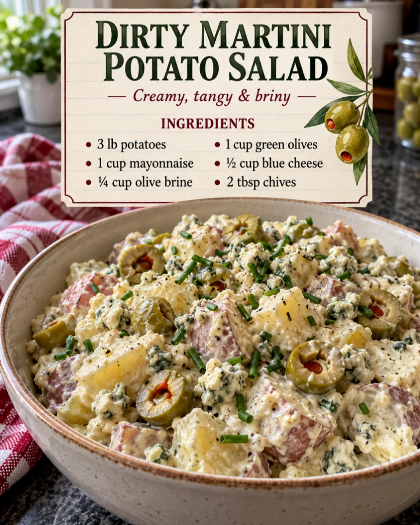 Dirty Martini Potato Salad
