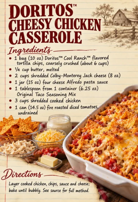 Doritos Cheesy Chicken Casserole