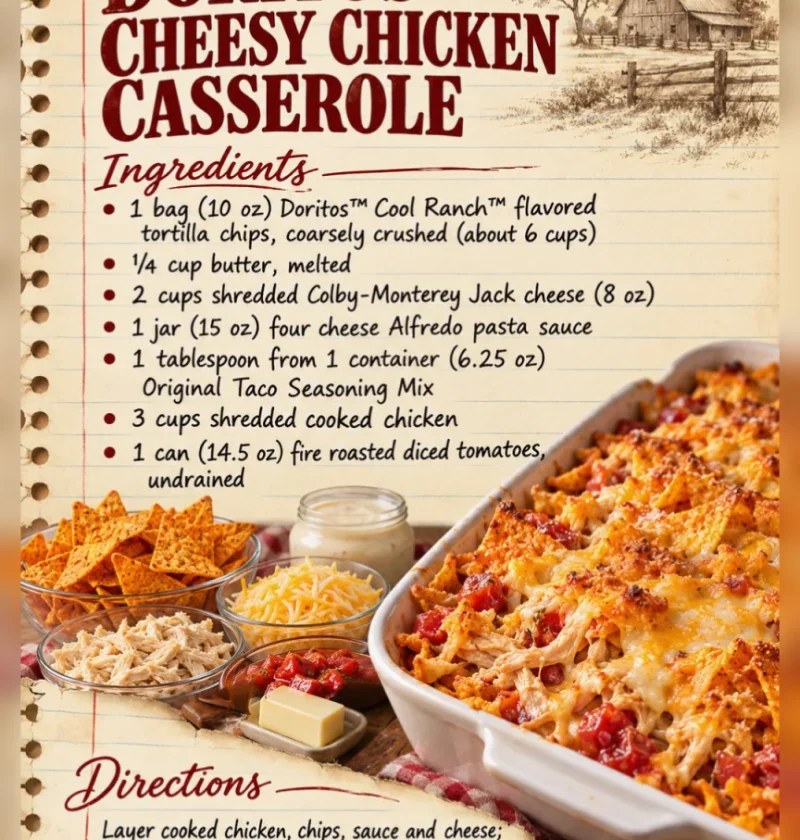 Doritos Cheesy Chicken Casserole