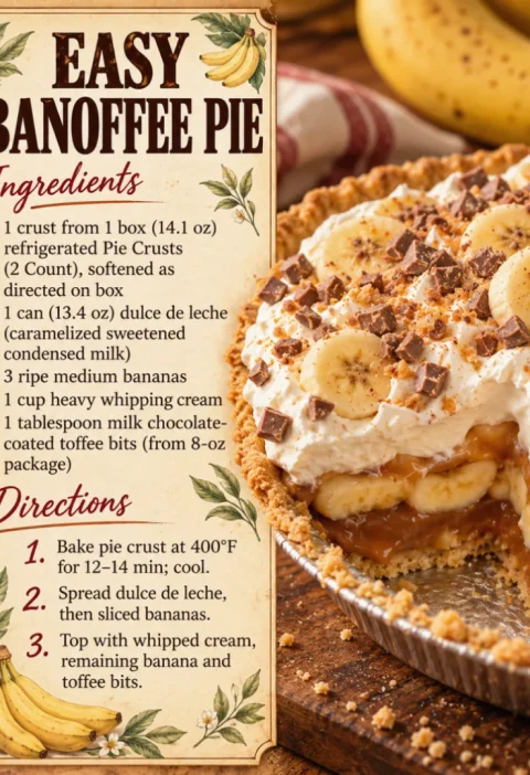 Easy Banoffee Pie