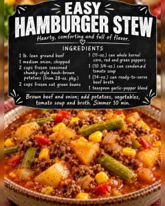 Easy Hamburger Stew