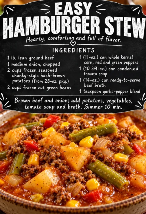 Easy Hamburger Stew