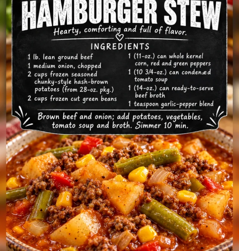 Easy Hamburger Stew