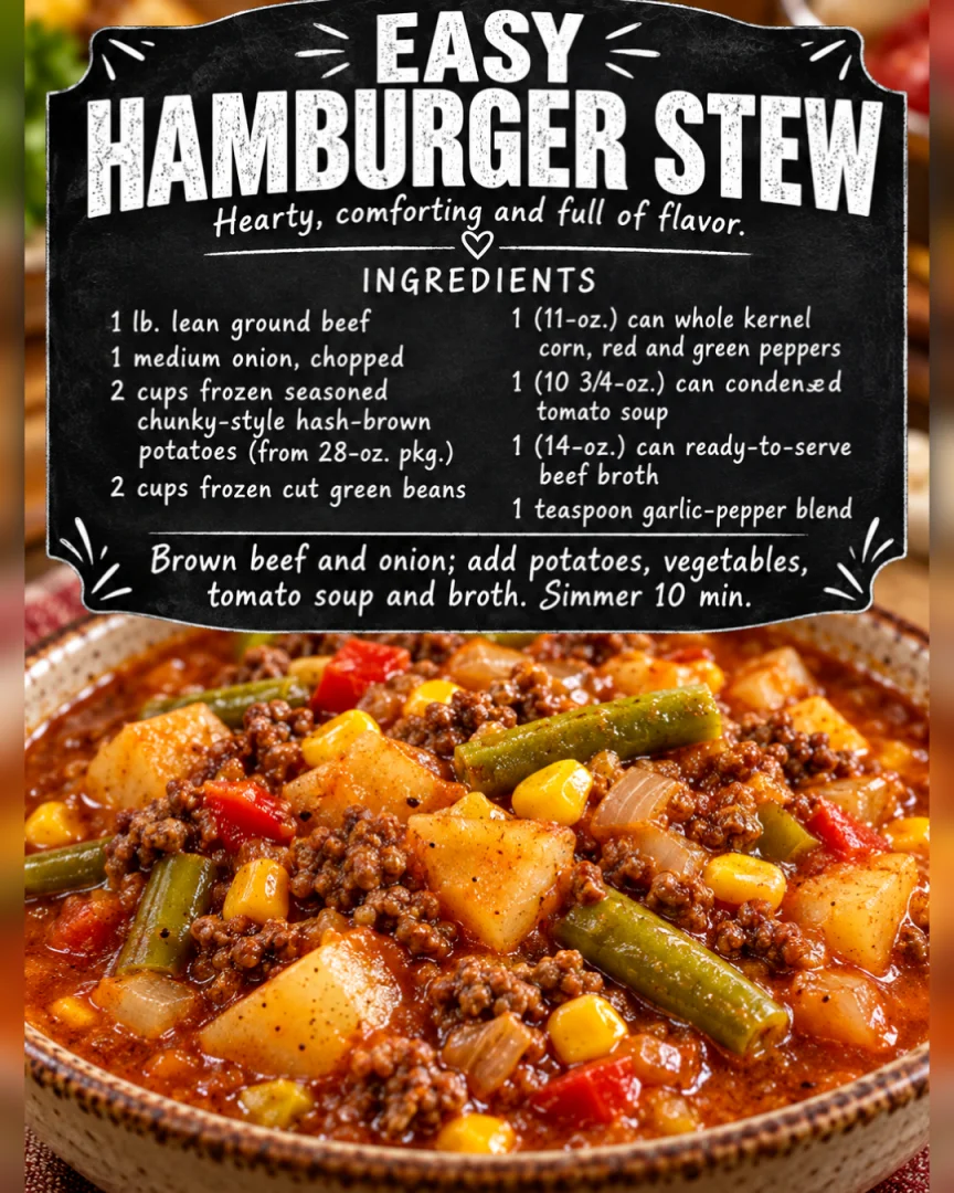 Easy Hamburger Stew