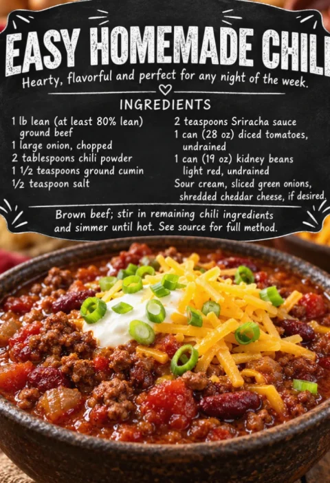 easy homemade chili