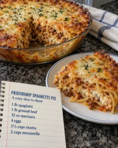 Friendship Spaghetti Pie
