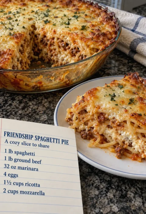 Friendship Spaghetti Pie
