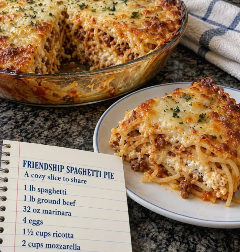 Friendship Spaghetti Pie