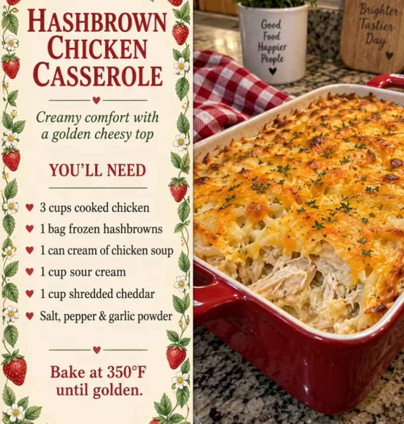 Hashbrown Chicken Casserole