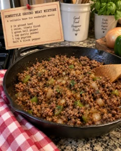 Homestyle Ground Meat Mixture
