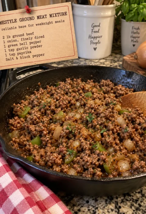 Homestyle Ground Meat Mixture