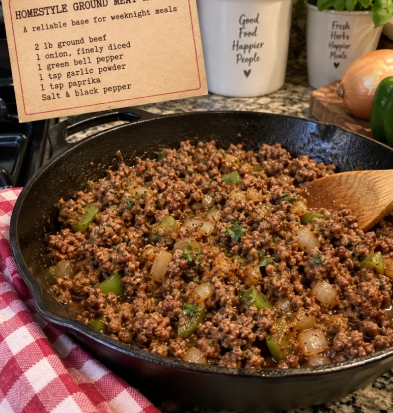 Homestyle Ground Meat Mixture
